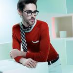 POP-VINTAGE - zima 2012, Coiffure en France, fot. Nicolas RECEVEUR F. GALLINELLI, M. LEROY, P. ROUSSEL, B. STALTER, Coiffure en France, zima 2012, kolekcja fryzur retro futurystyczna, ciepłe tony, stylizowane włosy, vintage, pop