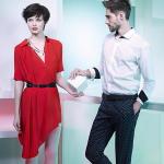 POP-VINTAGE - zima 2012, Coiffure en France, fot. Nicolas RECEVEUR F. GALLINELLI, M. LEROY, P. ROUSSEL, B. STALTER, Coiffure en France, zima 2012, kolekcja fryzur retro futurystyczna, ciepłe tony, stylizowane włosy, vintage, pop