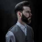 Kolekcja WISE GUY, Holy Tiger Graz, fot. Lupi Spuma, gangster Holy Tiger, męskie fryzury, zakład fryzjerski, brzytwa, strzyżenia, pomada, stylizacja