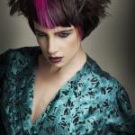 Wonderland, Debbie G of Debbie G Training, fot.: Colin Roy, FPA Debbie G, Wonderland, fryzury, stylizacja vintage, kształty, bogate tony, loki, tekstura, geometria w strzyżeniu