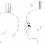 schemat widoku ostrzyżonego pasma - propozycja do zastosowania z jednym pasmem umowcowanym do główki schemat widoku ostrzyżonego pasma - propozycja do zastosowania z jednym pasmem umowcowanym do główki