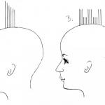 schemat widoku ostrzyżonego pasma - propozycja do zastosowania z jednym pasmem umowcowanym do główki schemat widoku ostrzyżonego pasma - propozycja do zastosowania z jednym pasmem umowcowanym do główki